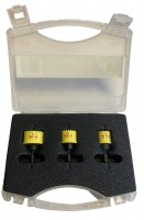 Starrett Cordless Smooth Cut Bi-Metal Holesaw Kit, 3 Piece £49.95